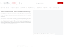 Tablet Screenshot of harmonycity.com
